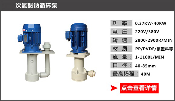 次氯酸鈉卸料循環(huán)泵產(chǎn)品圖片