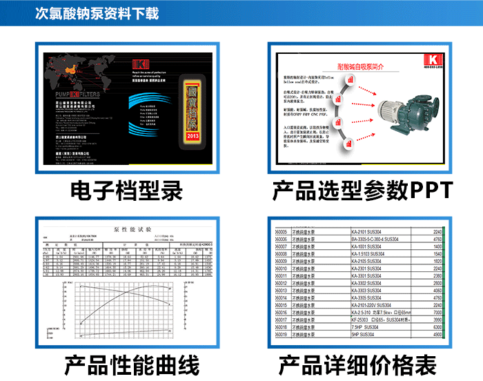 次氯酸鈉加藥計量卸料輸送泵參數(shù)選型表格